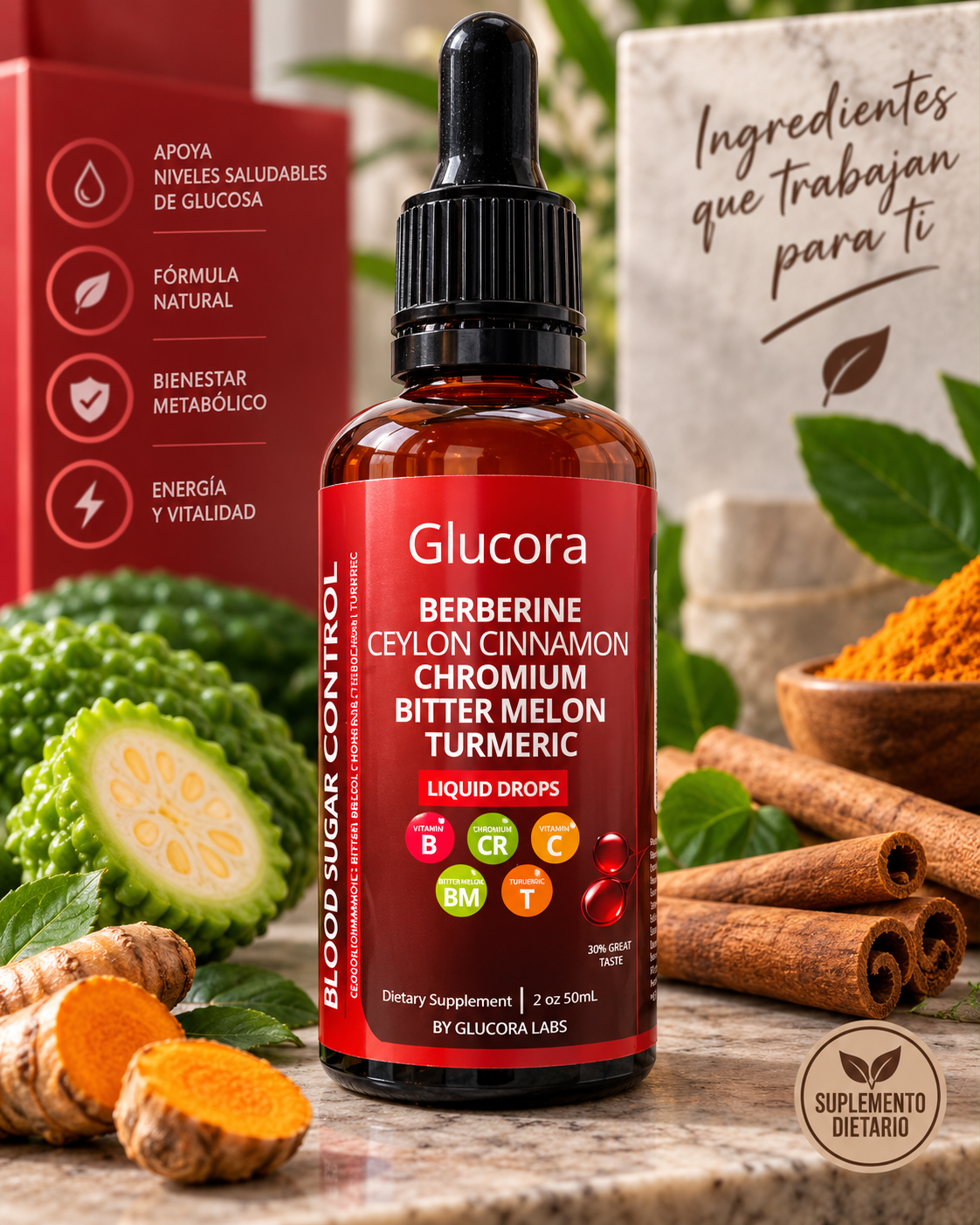 Suplemento Berberine Apoyo Al Bienestar